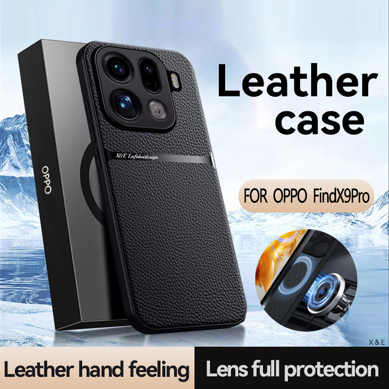 Camera Leather Case - Voor OPPO Find X9 Pro X9