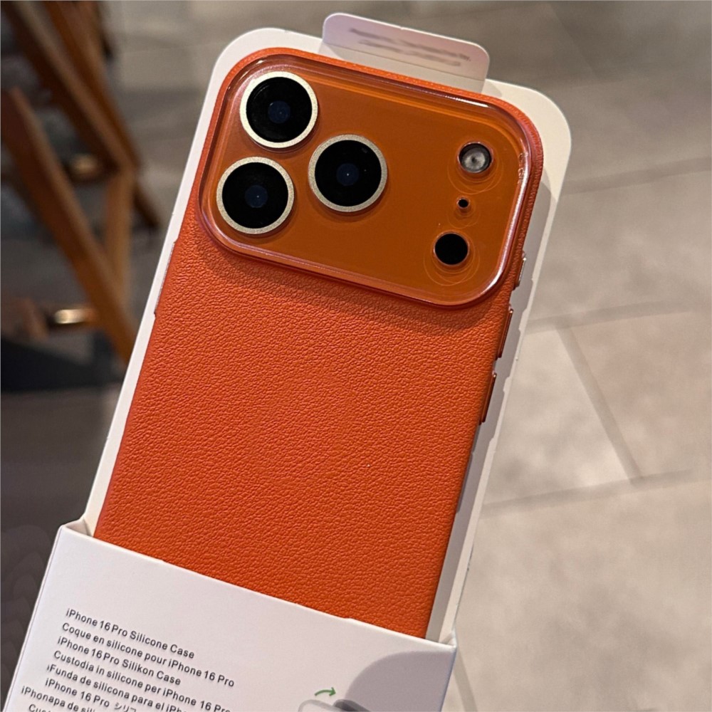 Camera Leather Case - Luxe HD Hard Glas Camera Case