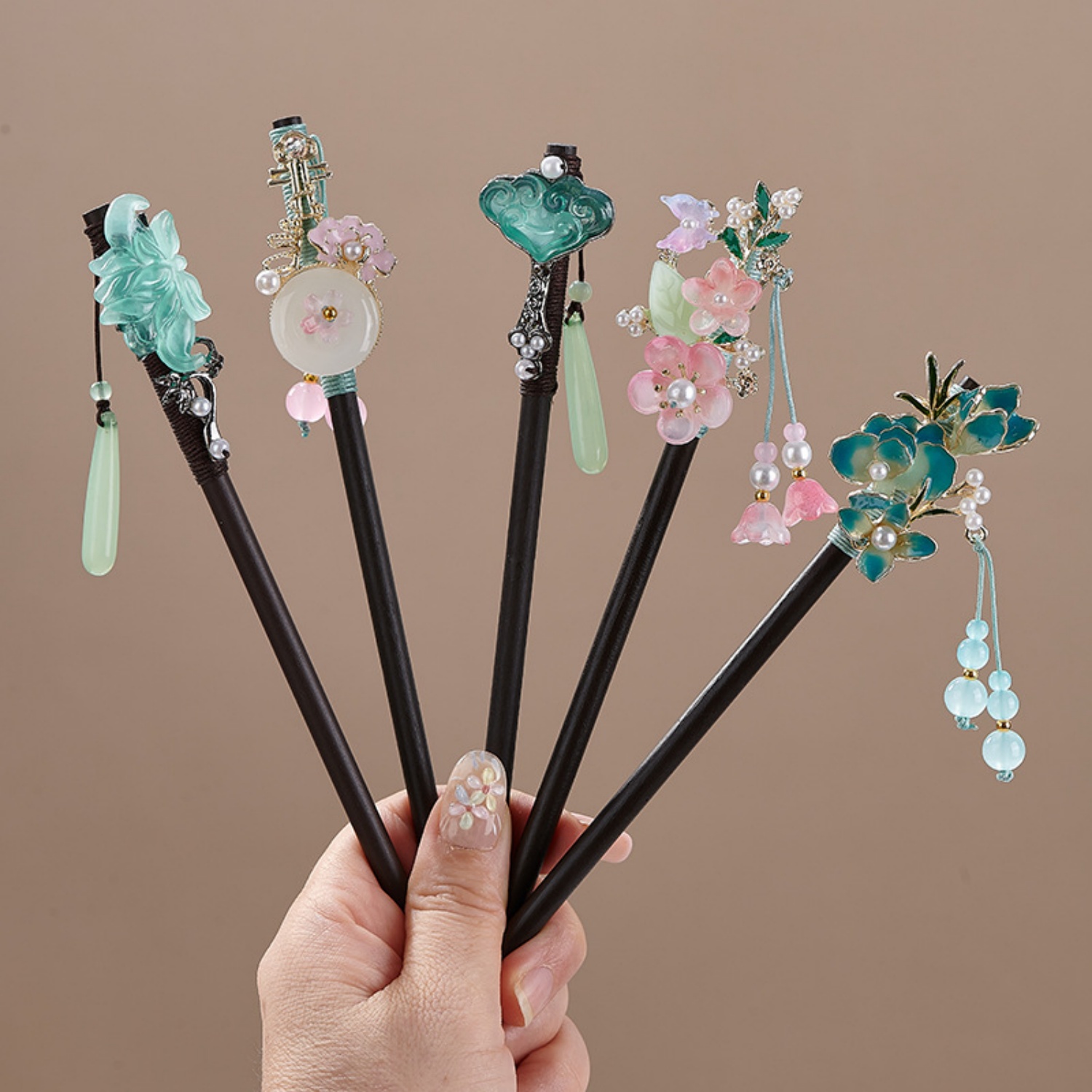 Vintage Collector - Vintage bloem haarspeld voor vrouwen elegante