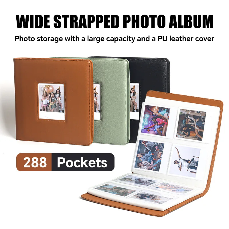 Polaroid Photo Album - 288 vakjes groot instant fotoalbum |