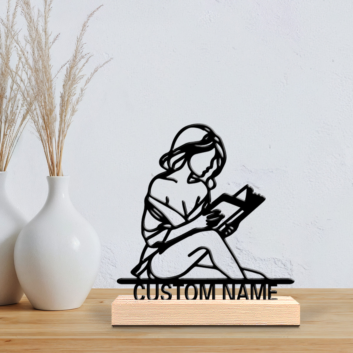 Vintage Collector - 1pc Mode Gepersonaliseerde Aangepaste Leesbare Houten