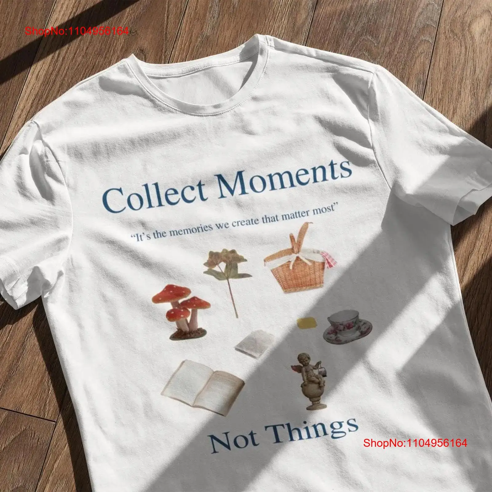 Collectible Vintage T Shirts - Cottagecore esthetiek shirt Collect Moments T-liefhebbers
