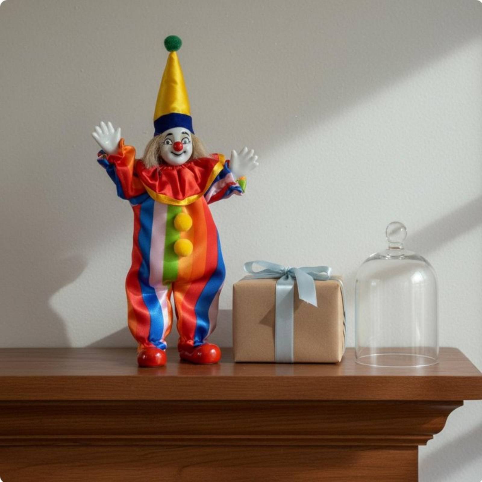 Vintage Collectibles & More Llc Photos - Vintage porseleinen clownpop, onderscheidend cadeau, verzamelobject,
