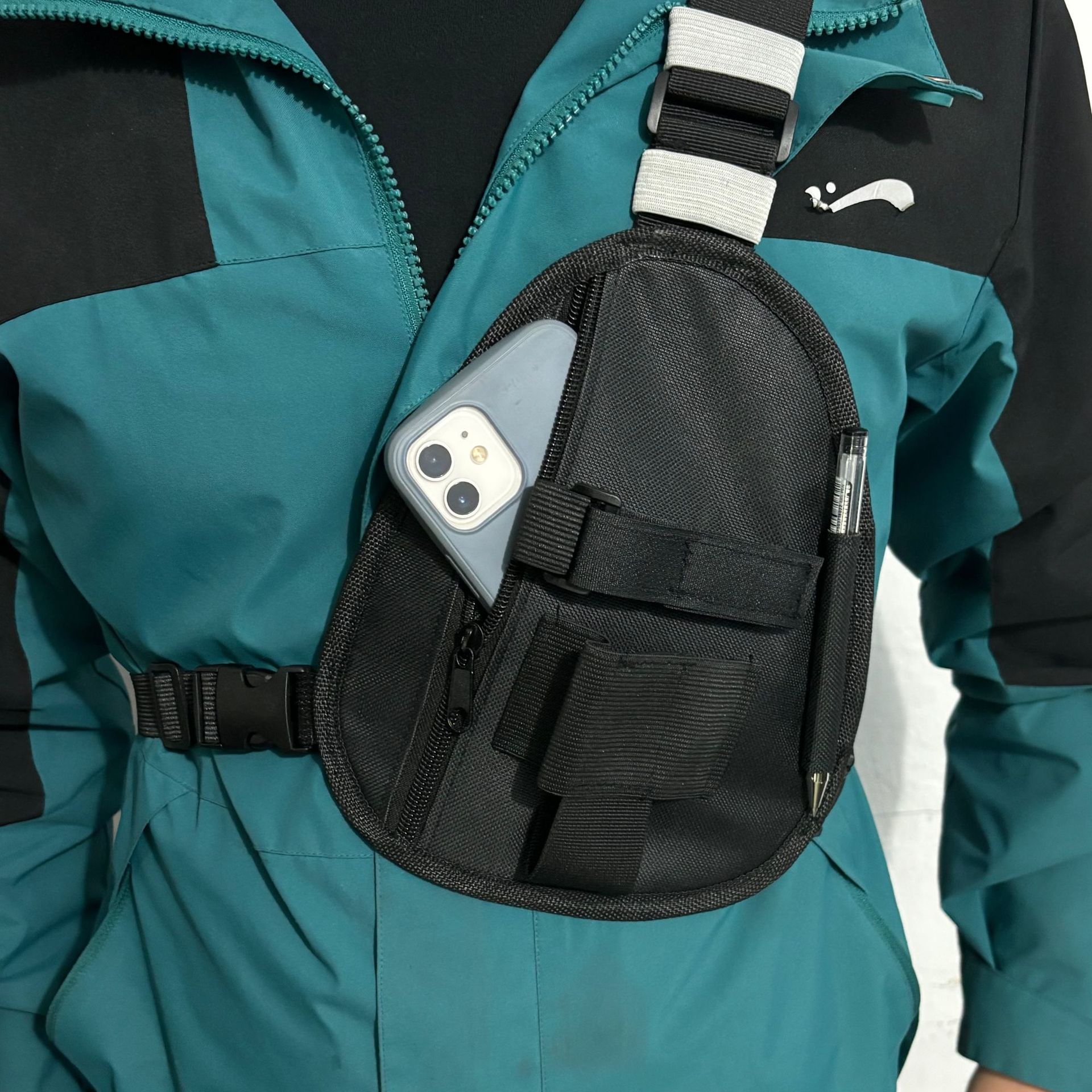 Cassette Walkman Belt - Multifunctionele borstriem walkie-talkie borsttas - Draagbare