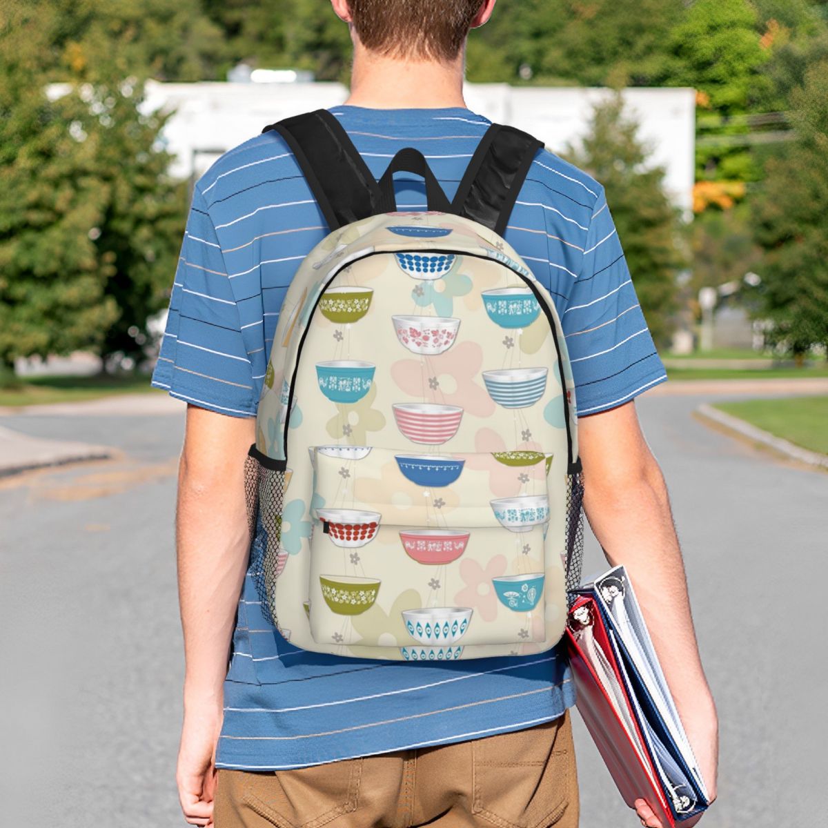 Vintage Collectible Pyrex - Vintage Pyrex Bowls Collection Rugzak Student