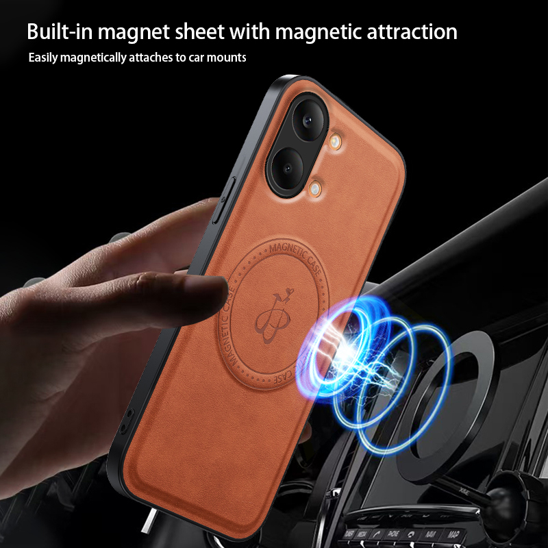 Luxe lederen standaard telefoo - Camera Leather Case recensie en prijs