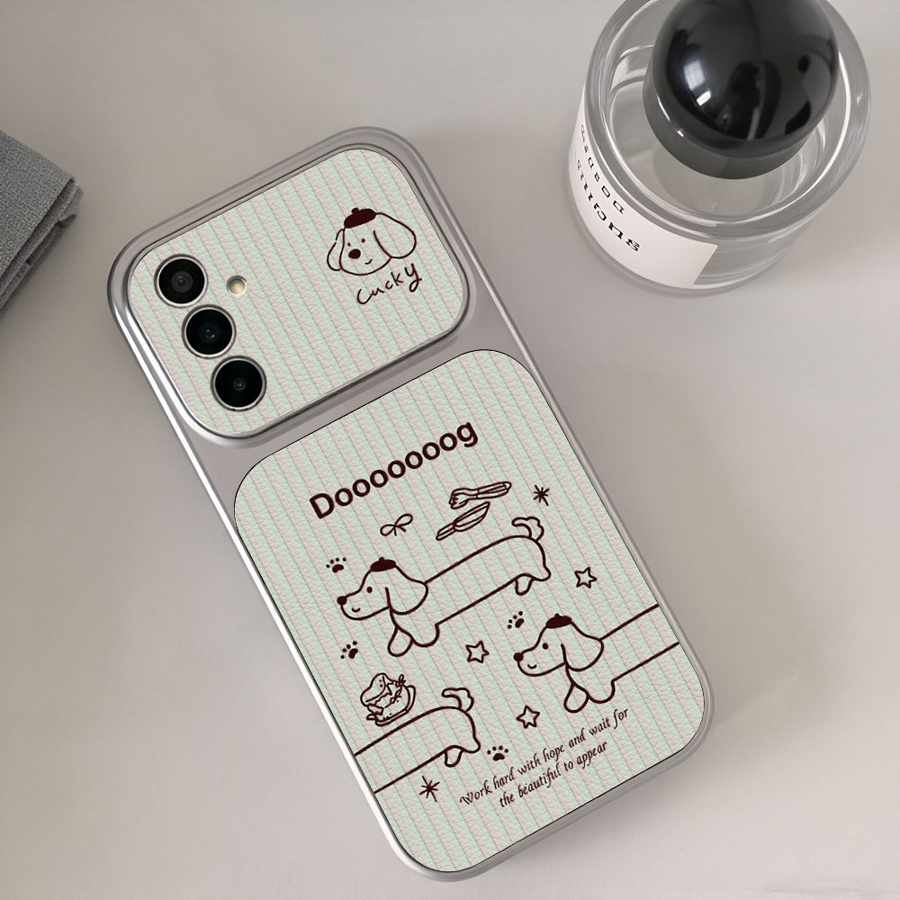 Cartoon Dachshund Telefoonhoes - Camera Leather Case recensie en prijs