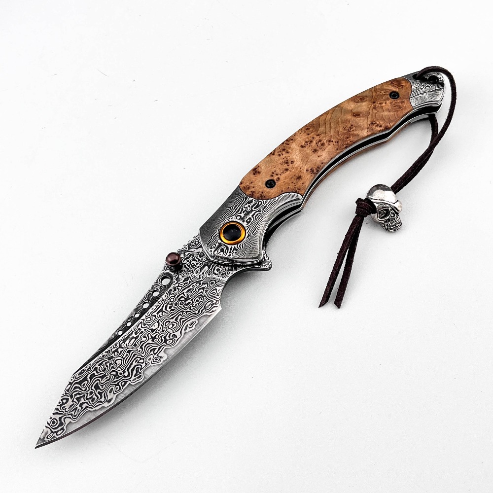 Hoogwaardig damastpatroon vouw - Vintage Collectible Pocket Knives recensie en prijs