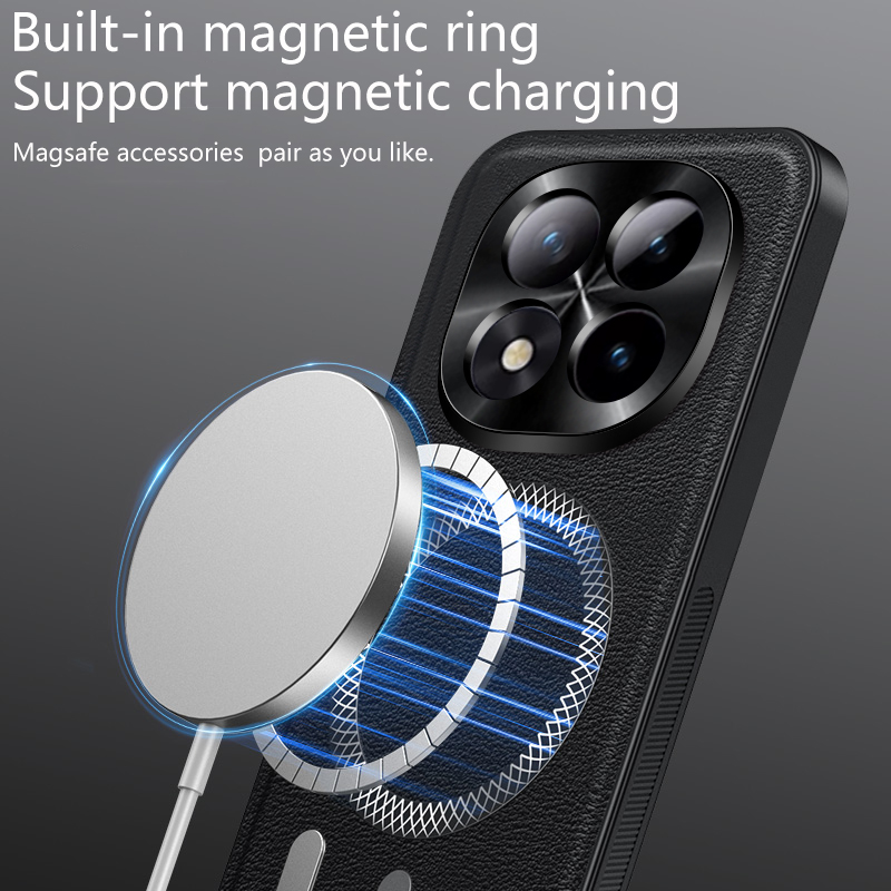 Magnetische hoes voor Redmi No - Camera Leather Case recensie en prijs