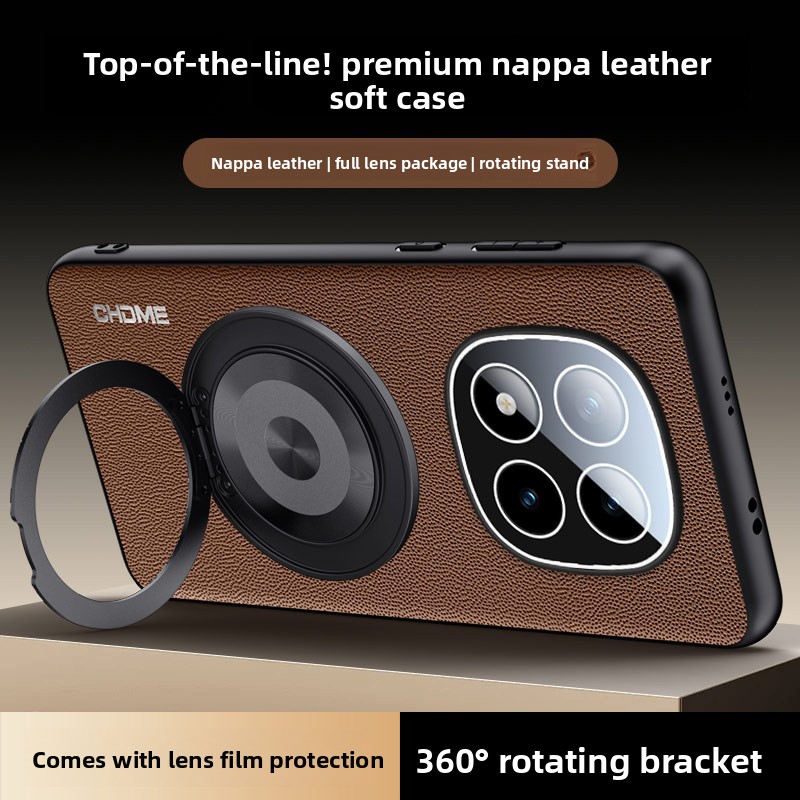 Leren siliconen zachte telefoo - Camera Leather Case recensie en prijs
