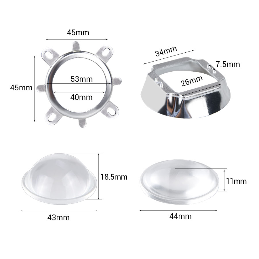 1 Set 44mm LED Lens Optisch Gl - Darkroom Enlarger Lens recensie en prijs