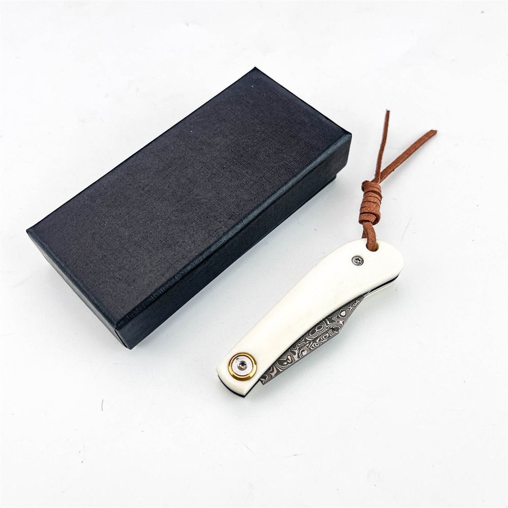 Compact vintage Damascus vouwm - Vintage Collectible Pocket Knives recensie en prijs
