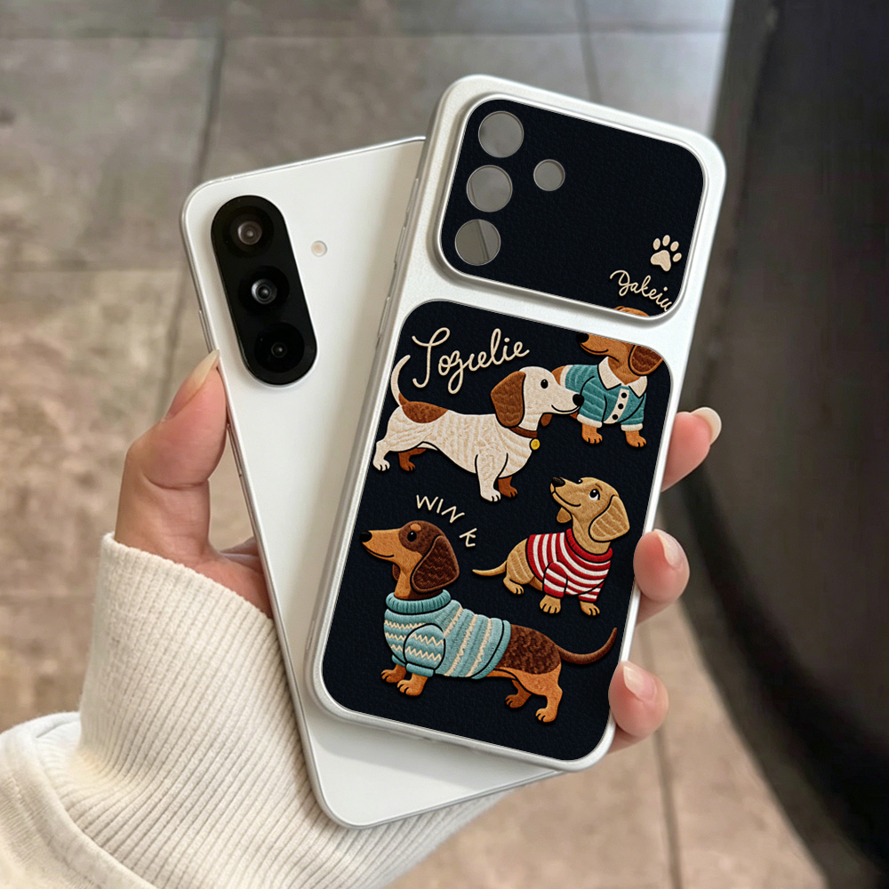 Cartoon Puppy Lederen Telefoon - Camera Leather Case recensie en prijs