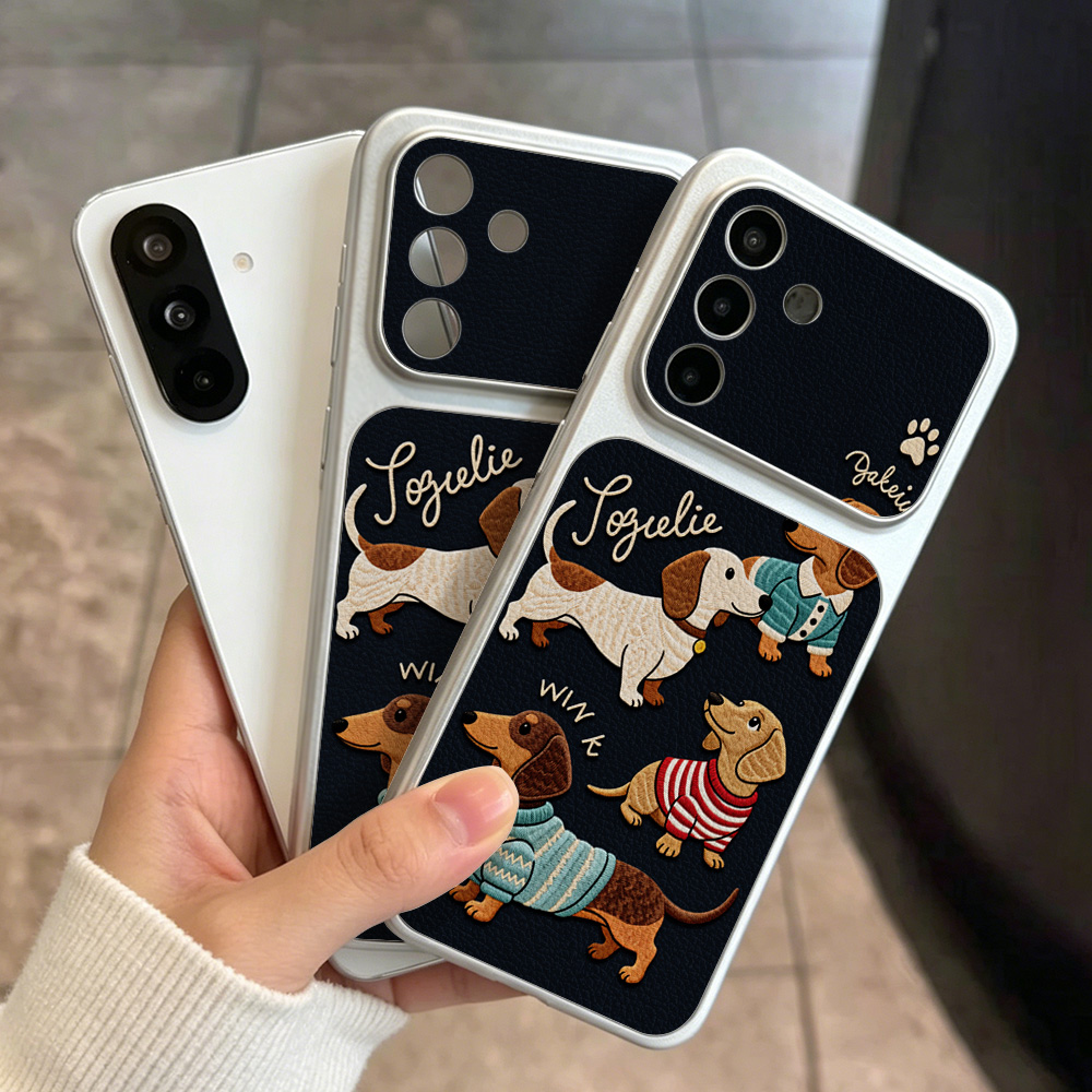 Cartoon Puppy Lederen Telefoon - Camera Leather Case recensie en prijs