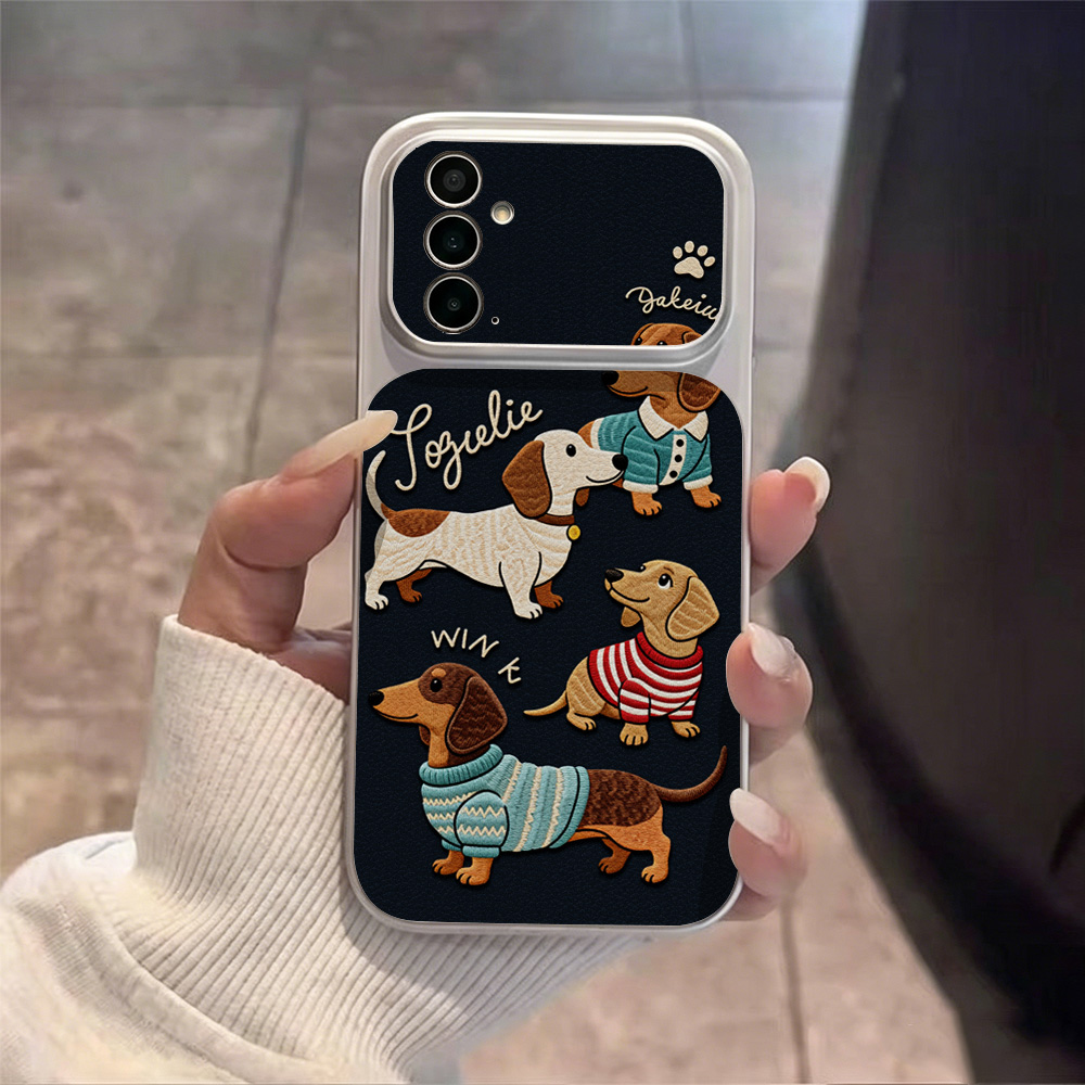 Cartoon Puppy Lederen Telefoon - Camera Leather Case recensie en prijs