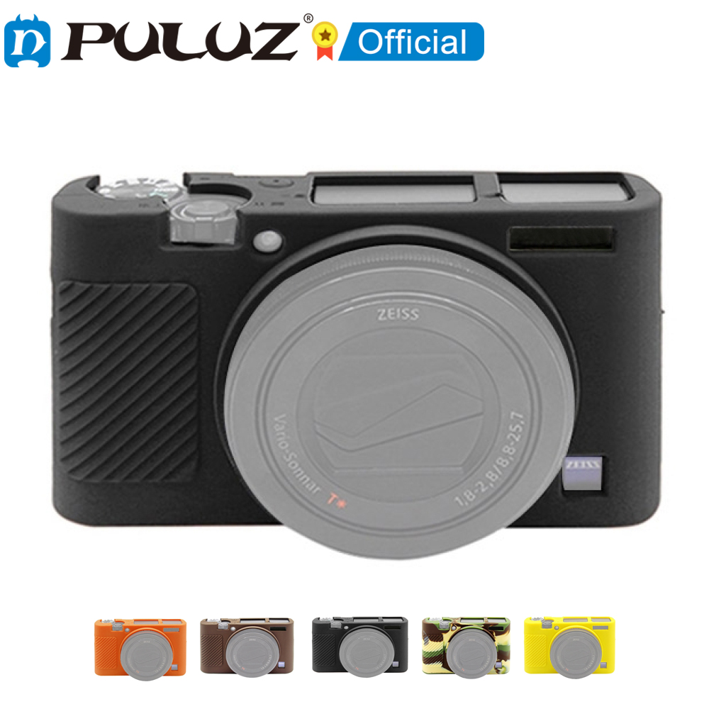 PULUZ Zachte siliconen bescher - Camera Leather Case recensie en prijs