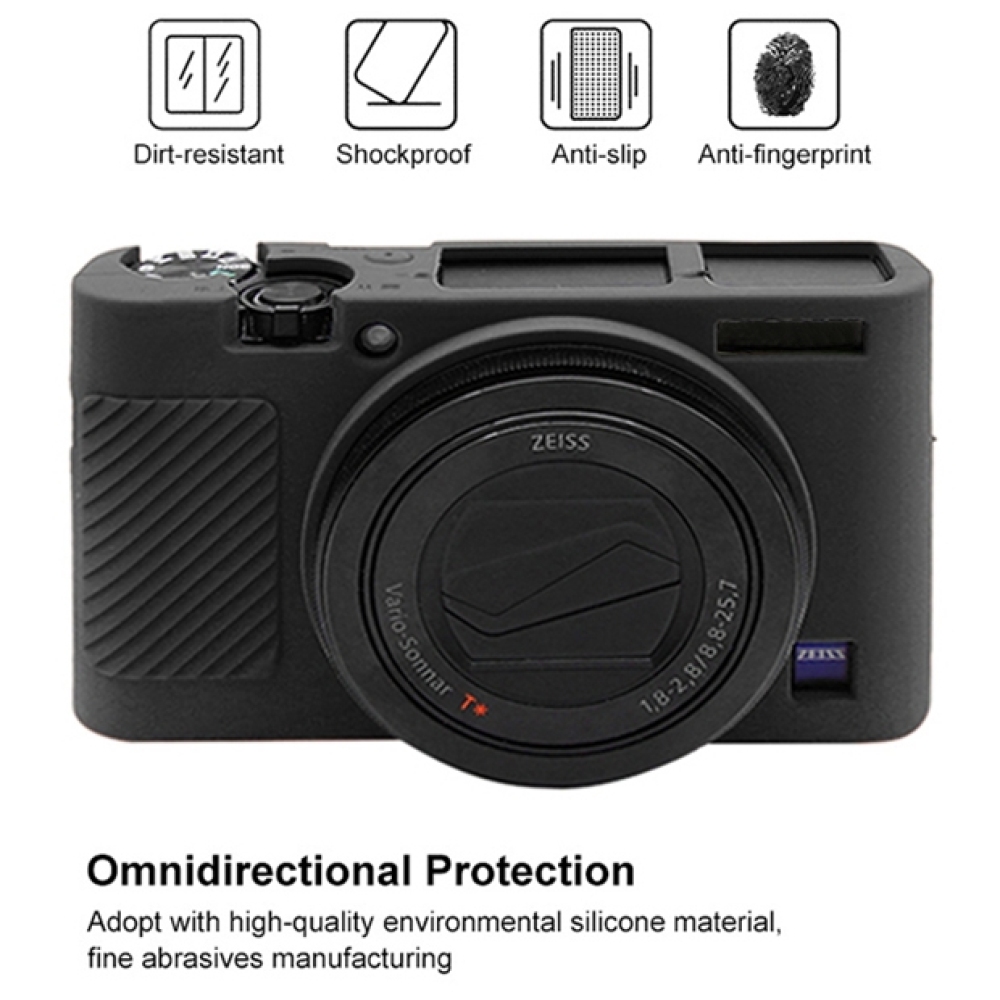 PULUZ Zachte siliconen bescher - Camera Leather Case recensie en prijs