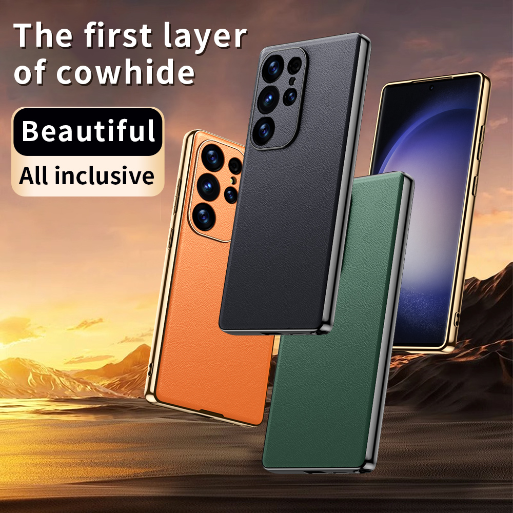 Luxe lederen telefoonhoes voor - Camera Leather Case recensie en prijs