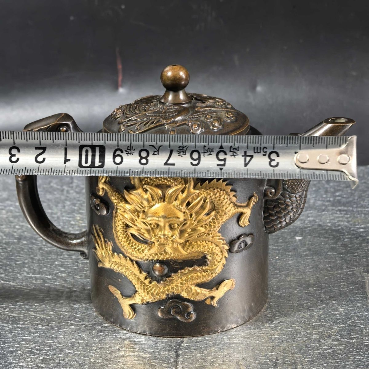 Antiek verguld messing draken- - Collectible Vintage Wine recensie en prijs