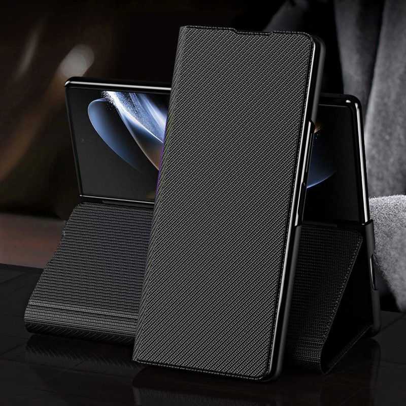 Eenvoudige Streep Magnetische  - Camera Leather Case recensie en prijs