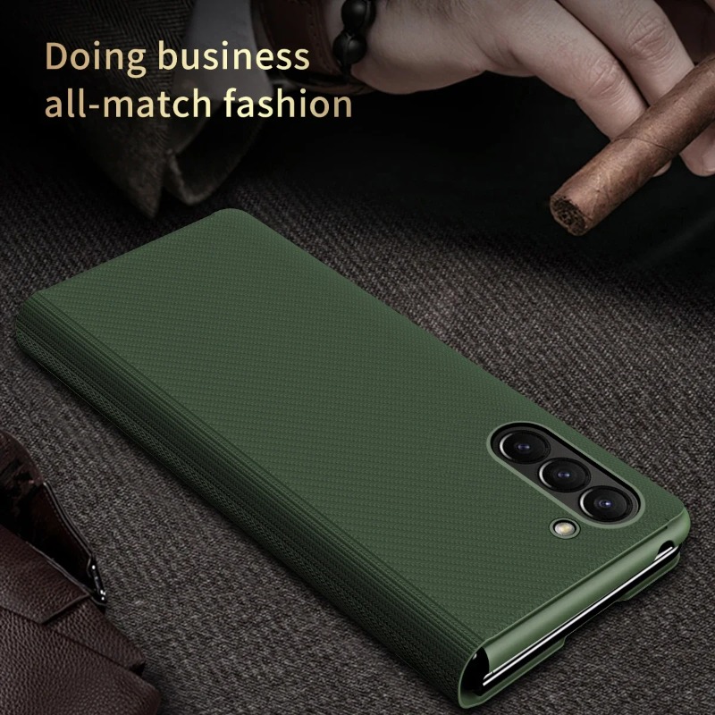 Eenvoudige Streep Magnetische  - Camera Leather Case recensie en prijs