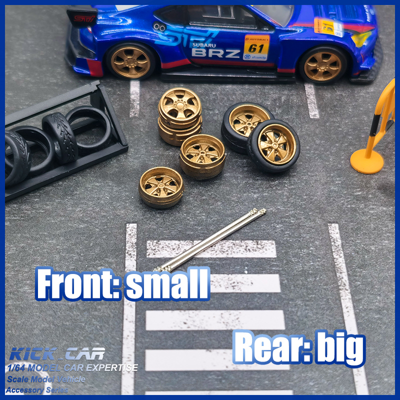 1/64 Model Auto Wielen D: 11mm - Vintage Collectible Toy Cars recensie en prijs