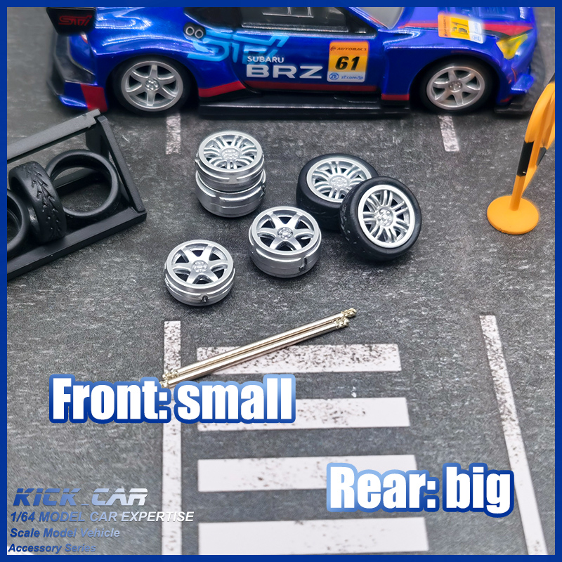 1/64 Model Auto Wielen D: 11mm - Vintage Collectible Toy Cars recensie en prijs