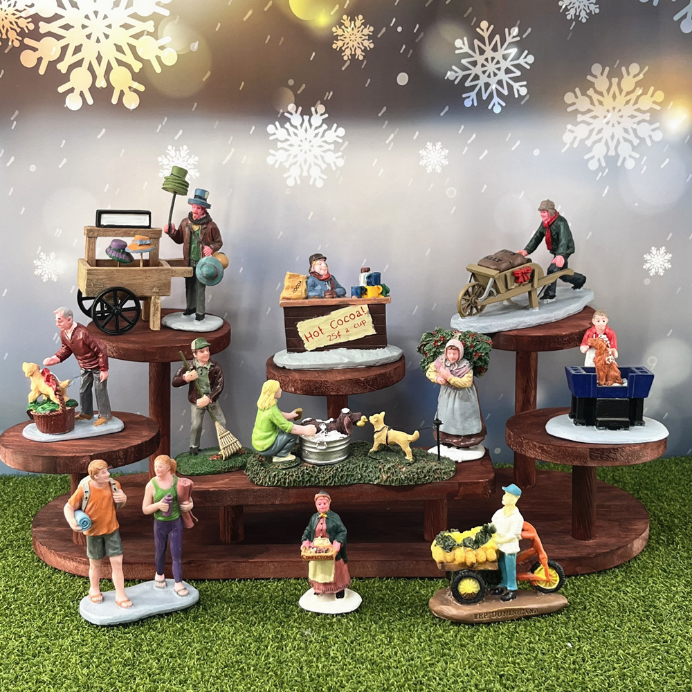 Vintage Kerstdorp Figuurtjesse - Vintage Collectible Market recensie en prijs