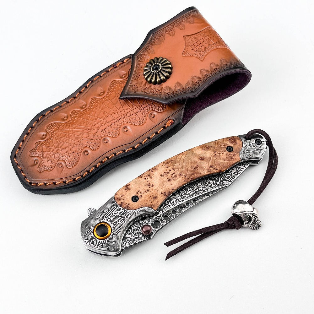Hoogwaardig damastpatroon vouw - Vintage Collectible Pocket Knives recensie en prijs
